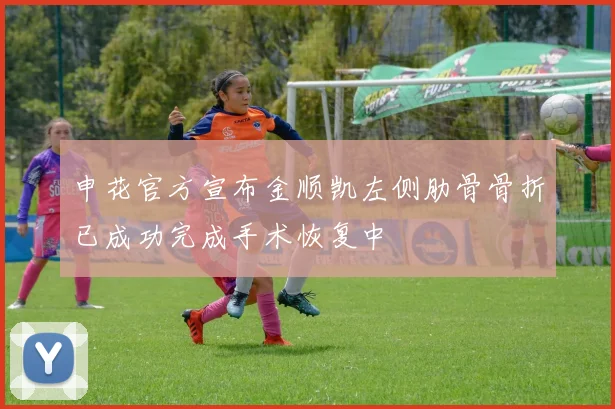 申花官方宣布金顺凯左侧肋骨骨折已成功完成手术恢复中